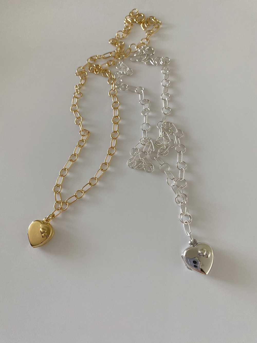 [92.5 silver] memory necklace (2color)