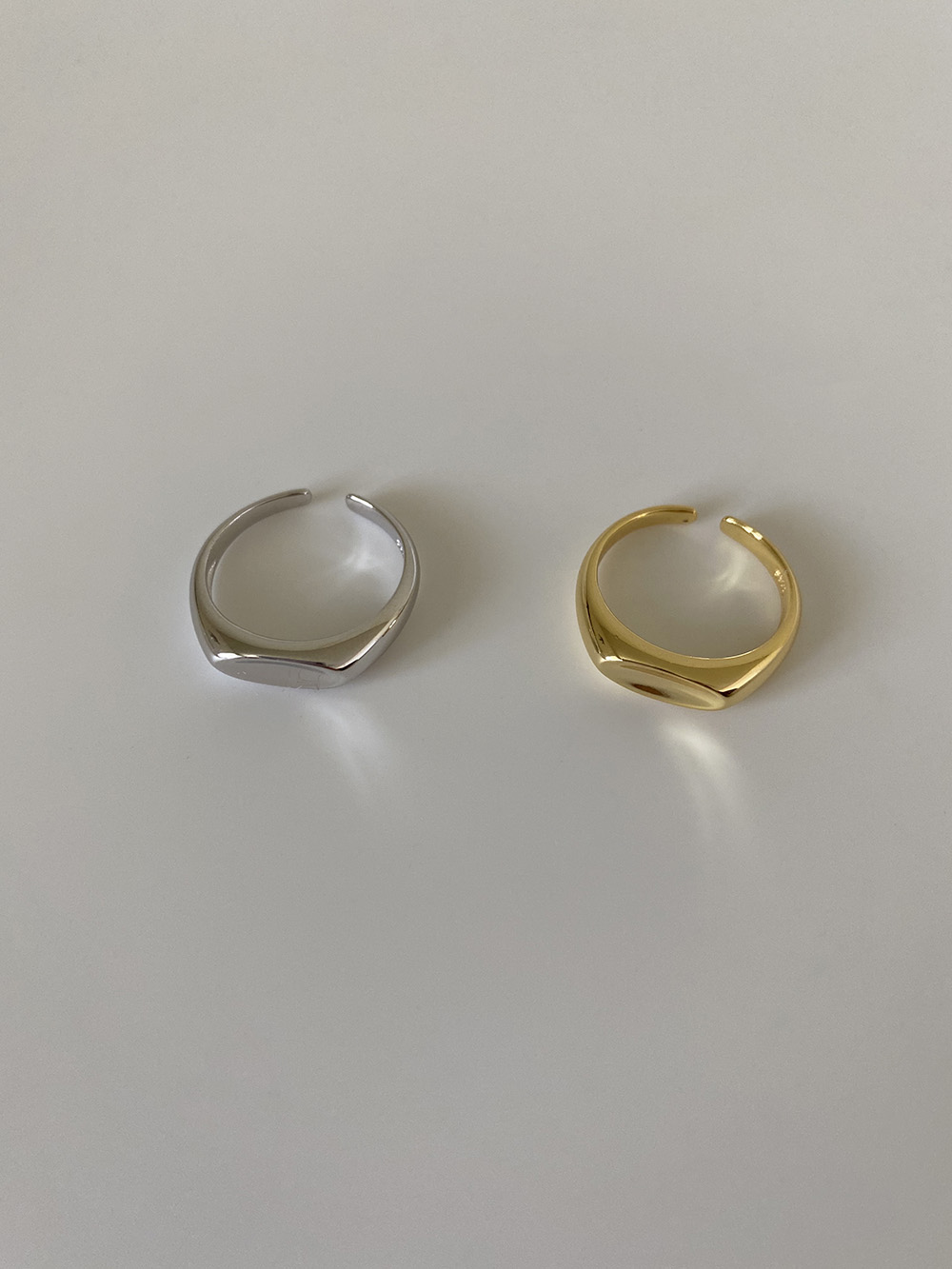 [92.5 silver] puddle ring (2color)