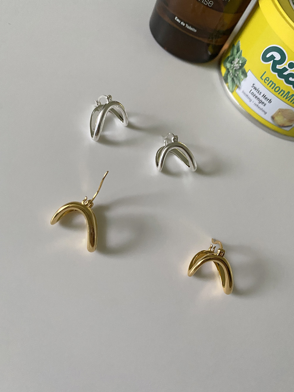 [92.5 silver] mountain earring (2color)