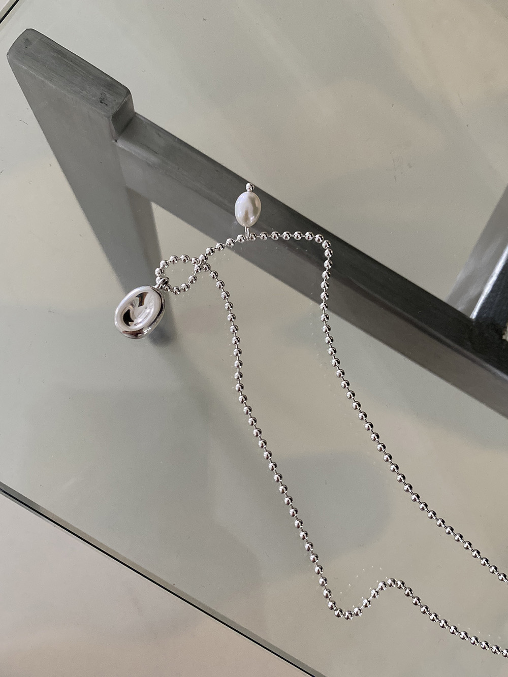 [92.5 silver] elegant necklace