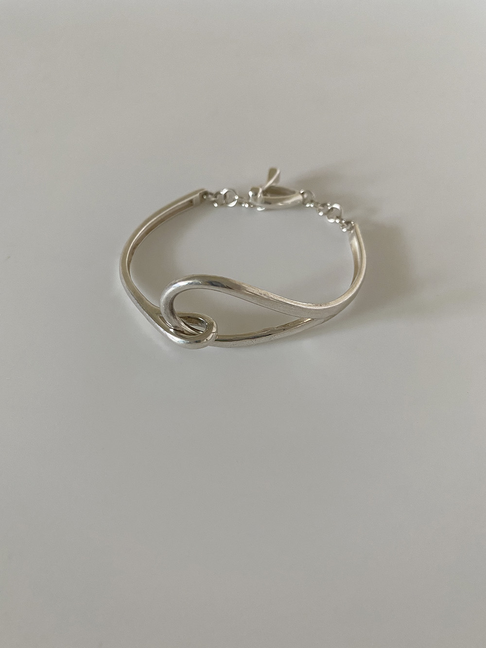 [92.5 silver] drop bracelet