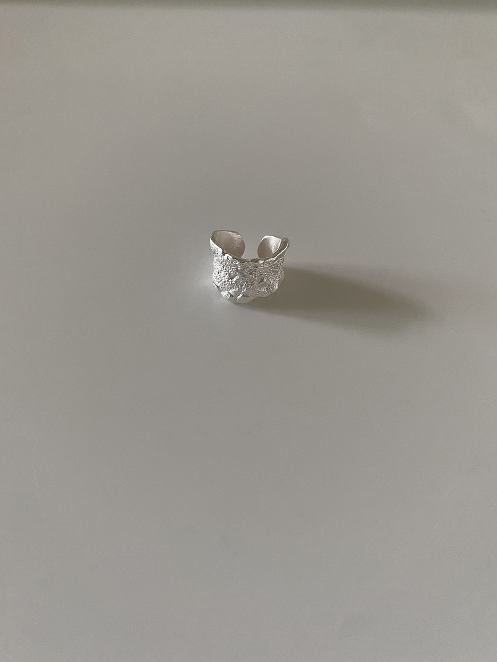 [92.5 silver] crumple earcuff