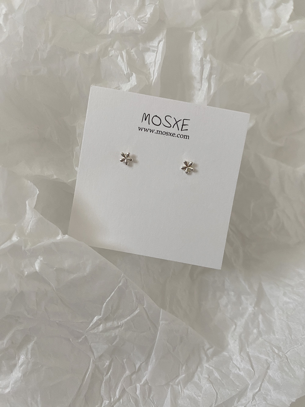 [92.5 silver] tiny flower earring9차 리오더