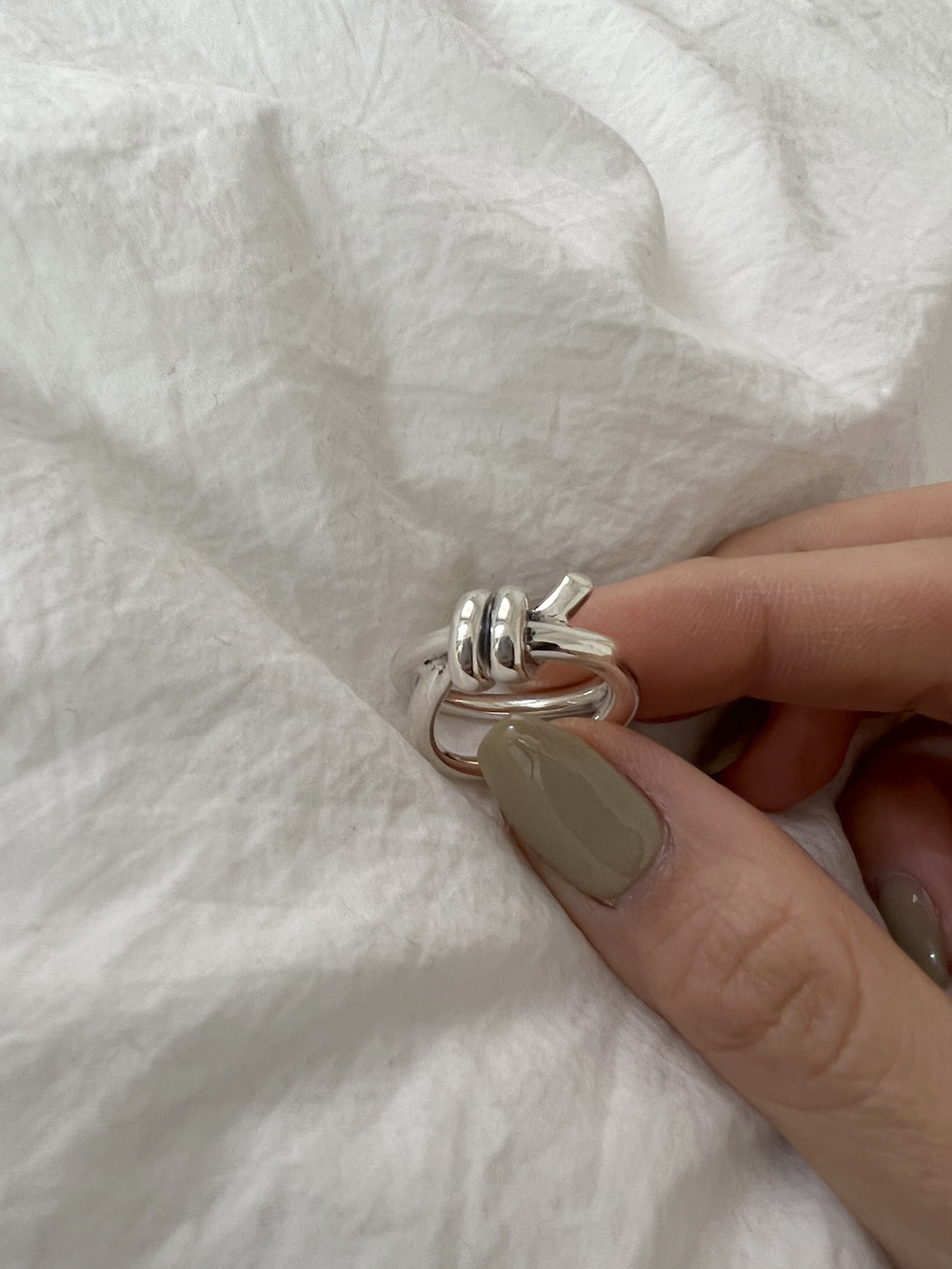 [92.5 silver] heavy ring
