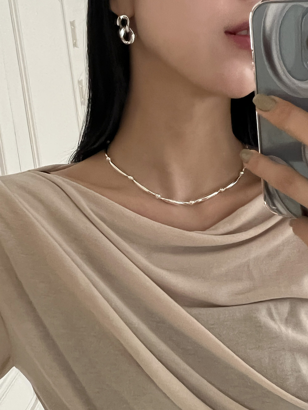 [92.5 silver] princess necklace