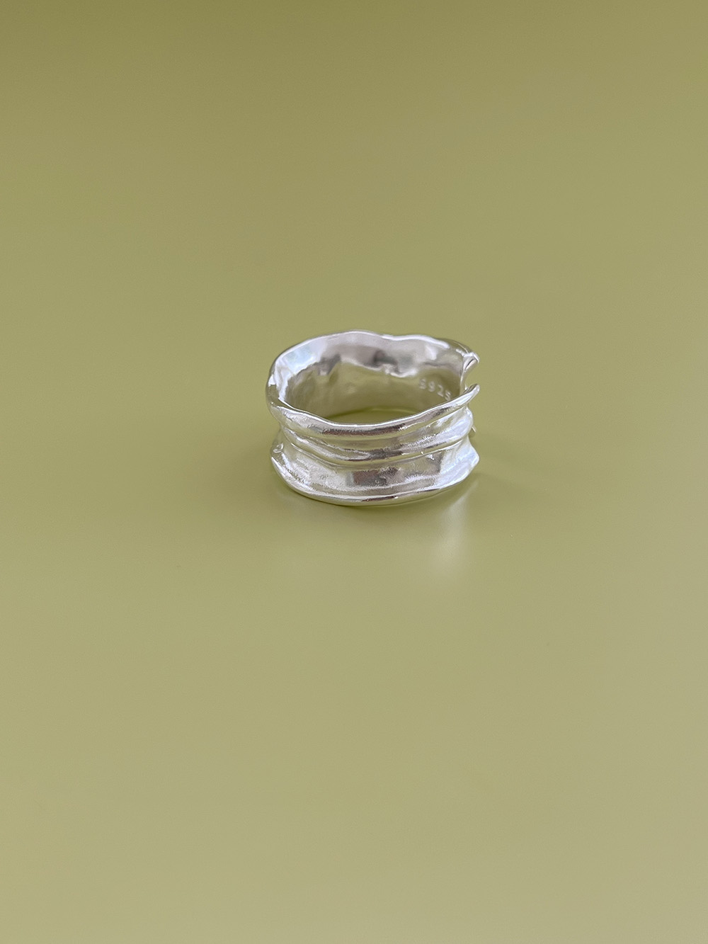 [92.5 silver] pipe ring