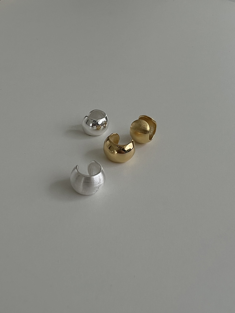 [92.5 silver] Max earcuff (2type, 2color)