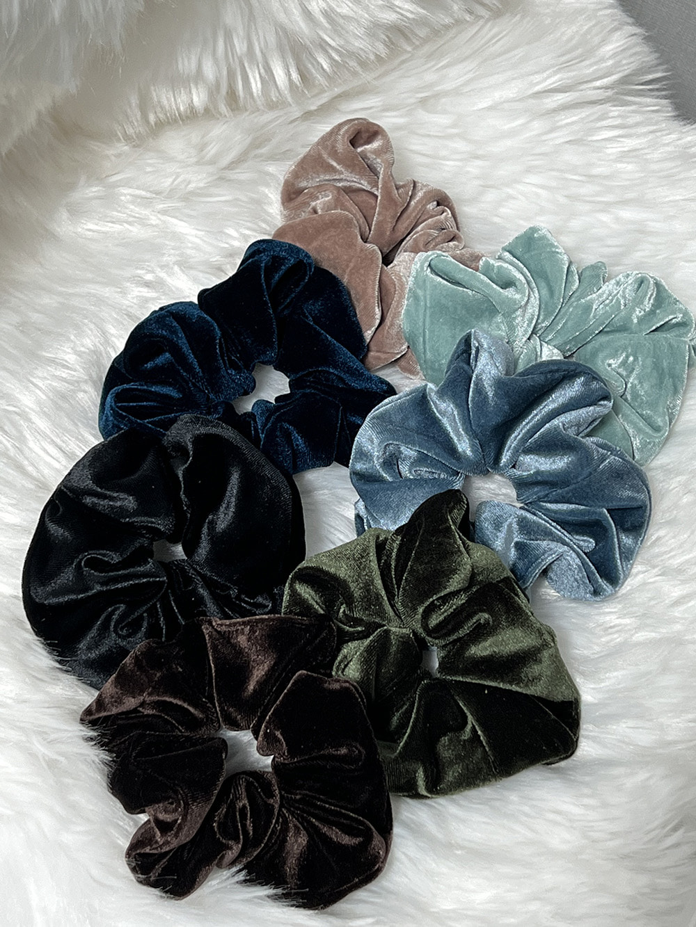 Soft velvet scrunchie (7color)