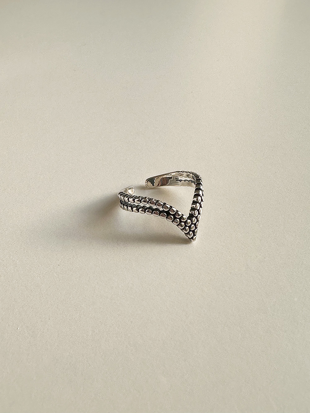 [92.5silver] Check list ring