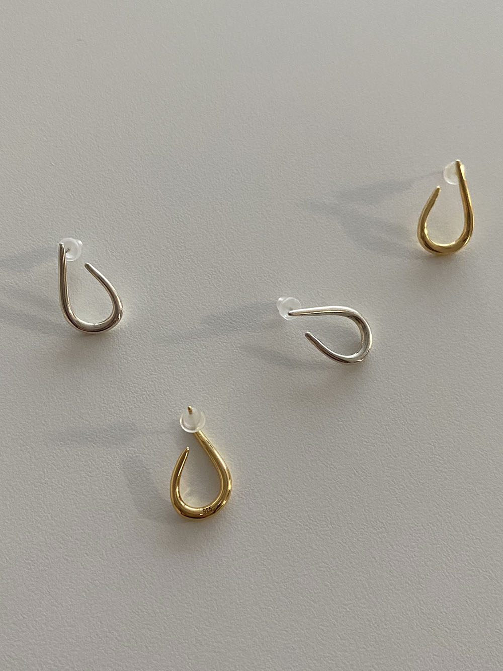 [92.5 silver] safe earring (2color)