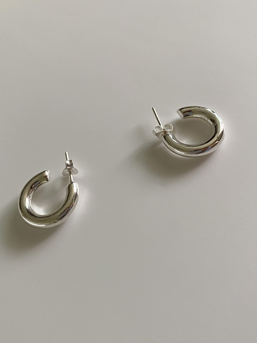 [92.5 silver] cutting open earring