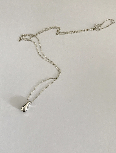 [92.5 silver] drop necklace