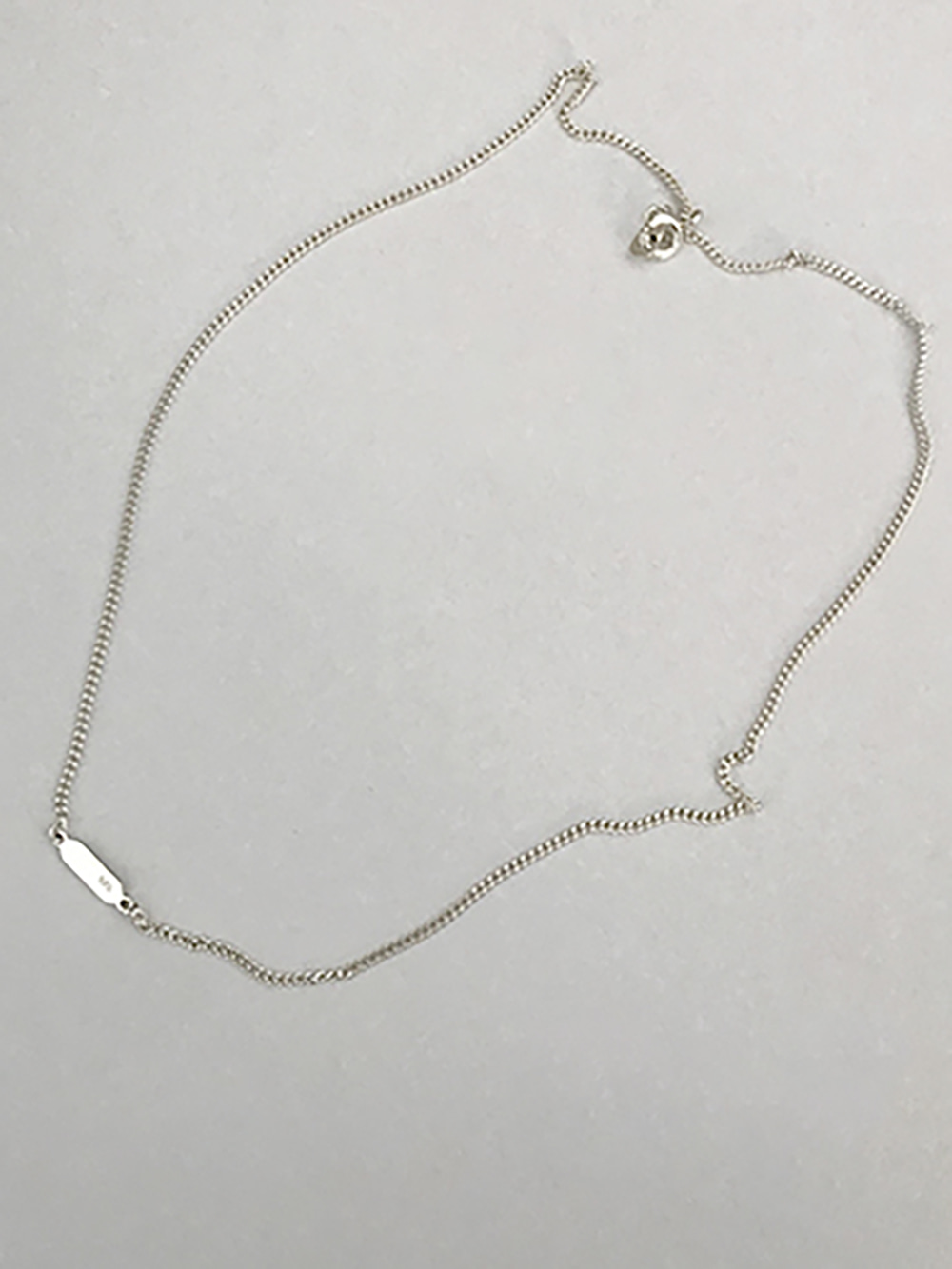 [92.5 silver] basic necklace