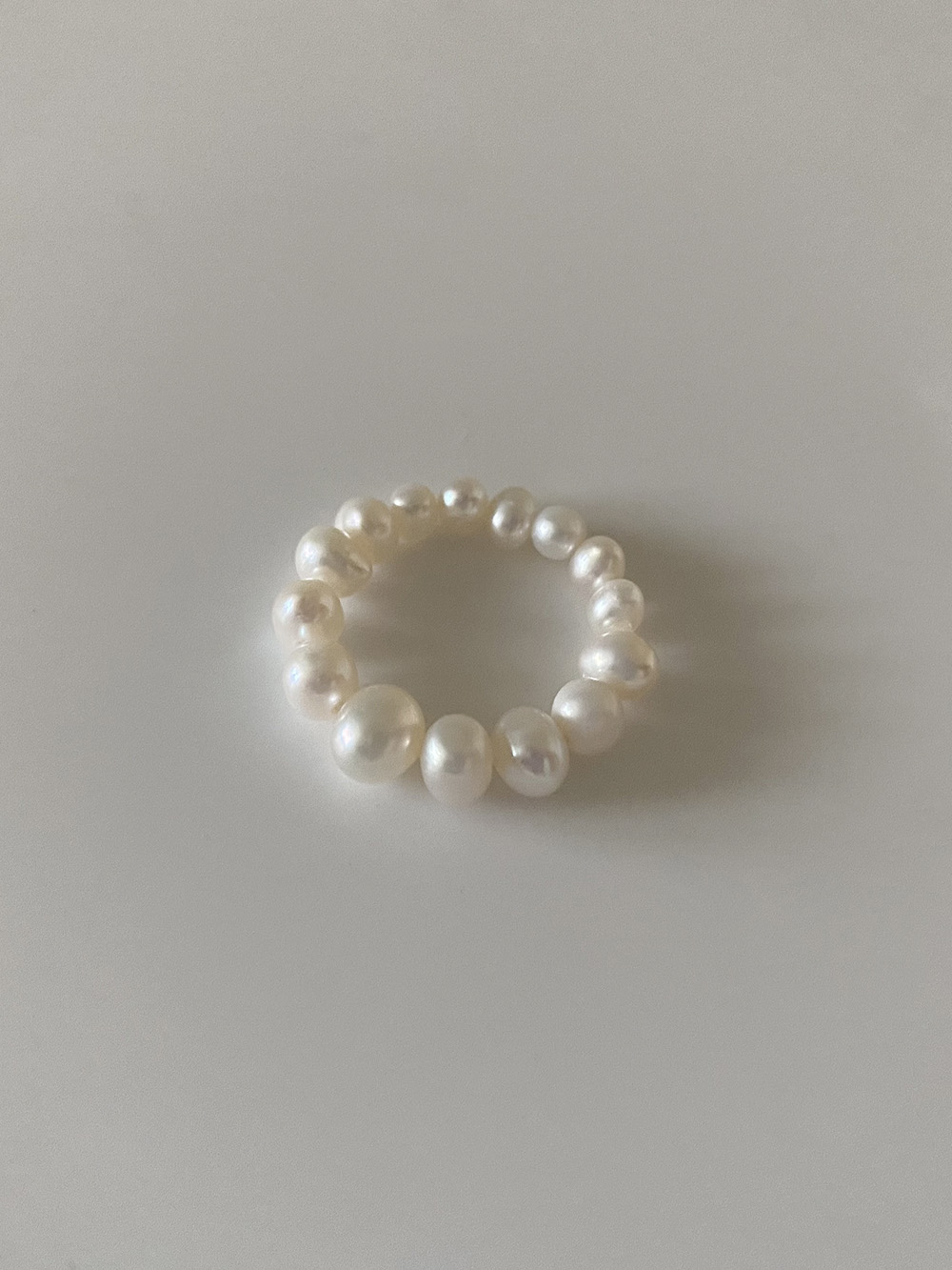 chunky pearl ring