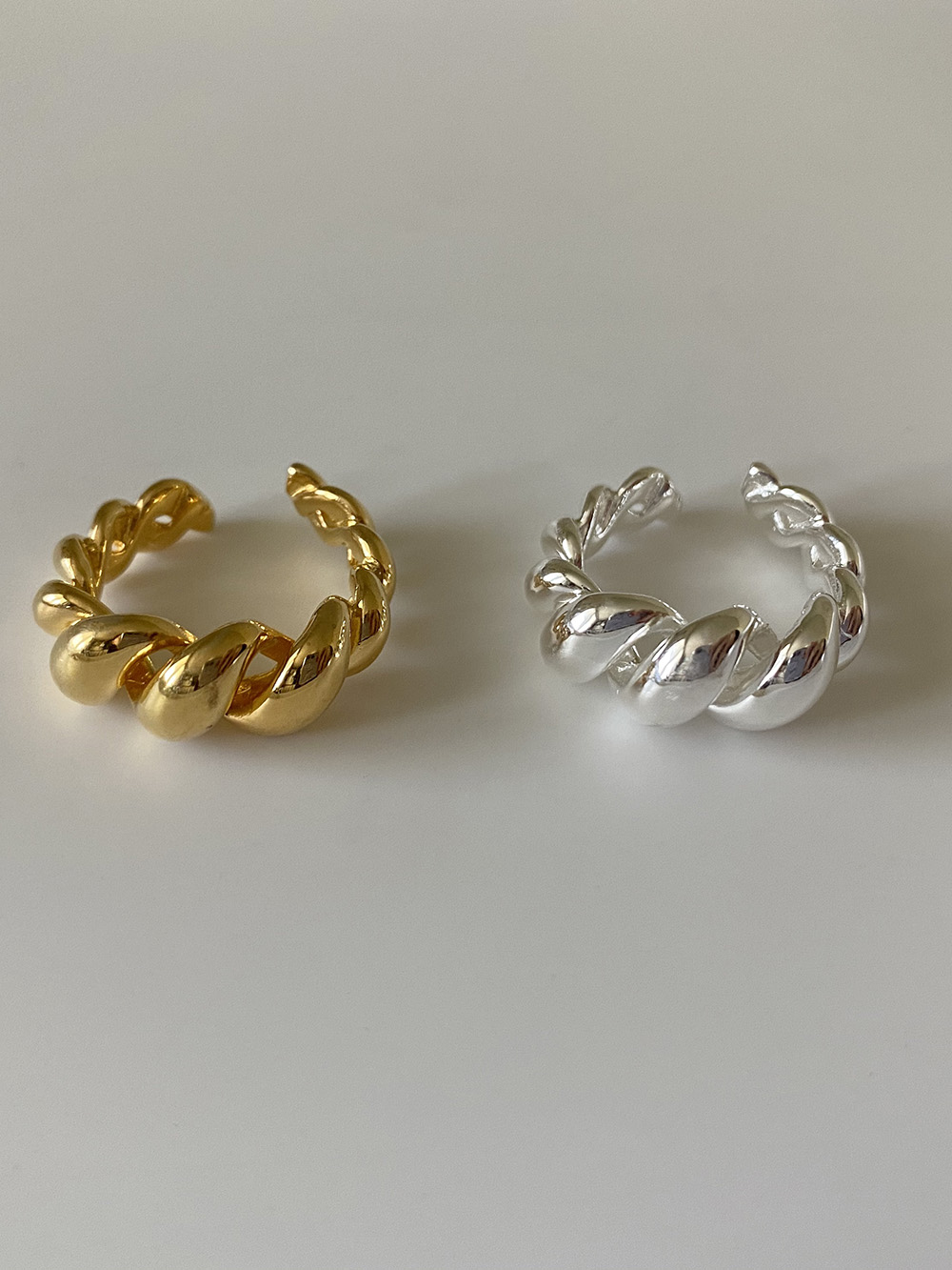 [92.5 silver] bread ring (2color)