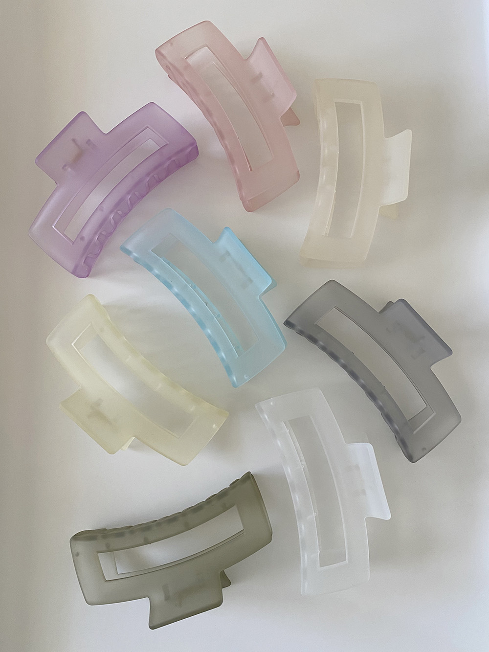 pastel hair-clip (2size, 8color)