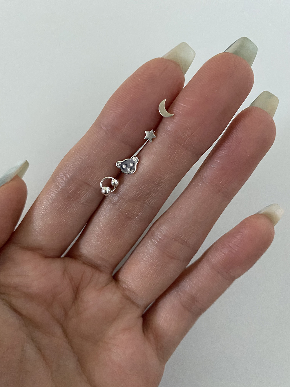[92.5 silver] handle piercing