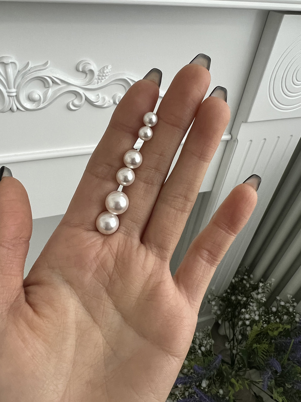[92.5 silver] swarovski pearl earring (3size)