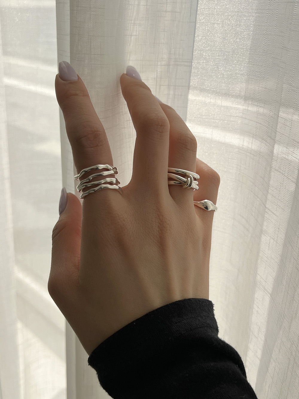 [92.5 silver] whip ring