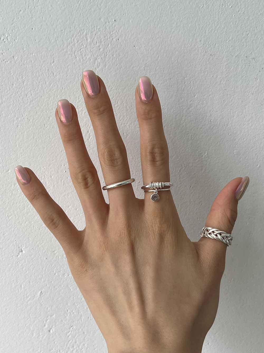 [92.5 silver] Briad ring