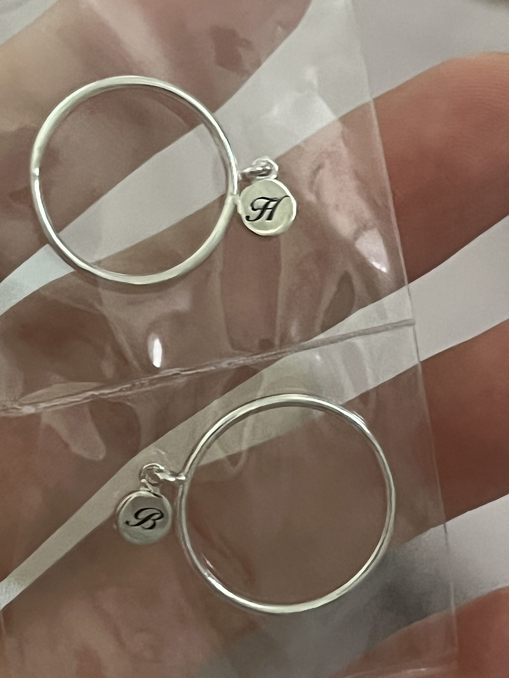 [92.5 silver] Tag ring (각인추가시 7일소요)
