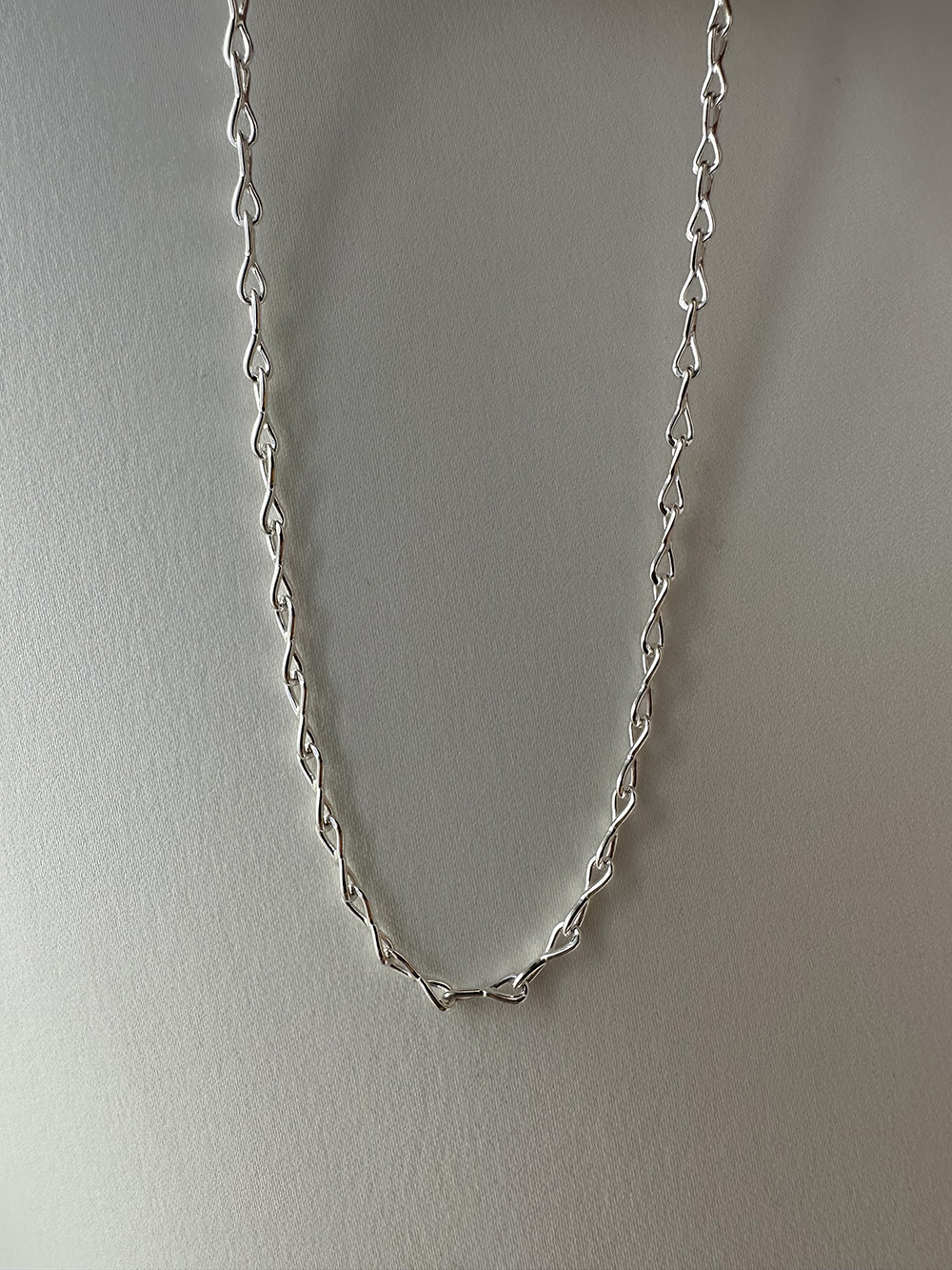 [92.5 silver] Eternity necklace