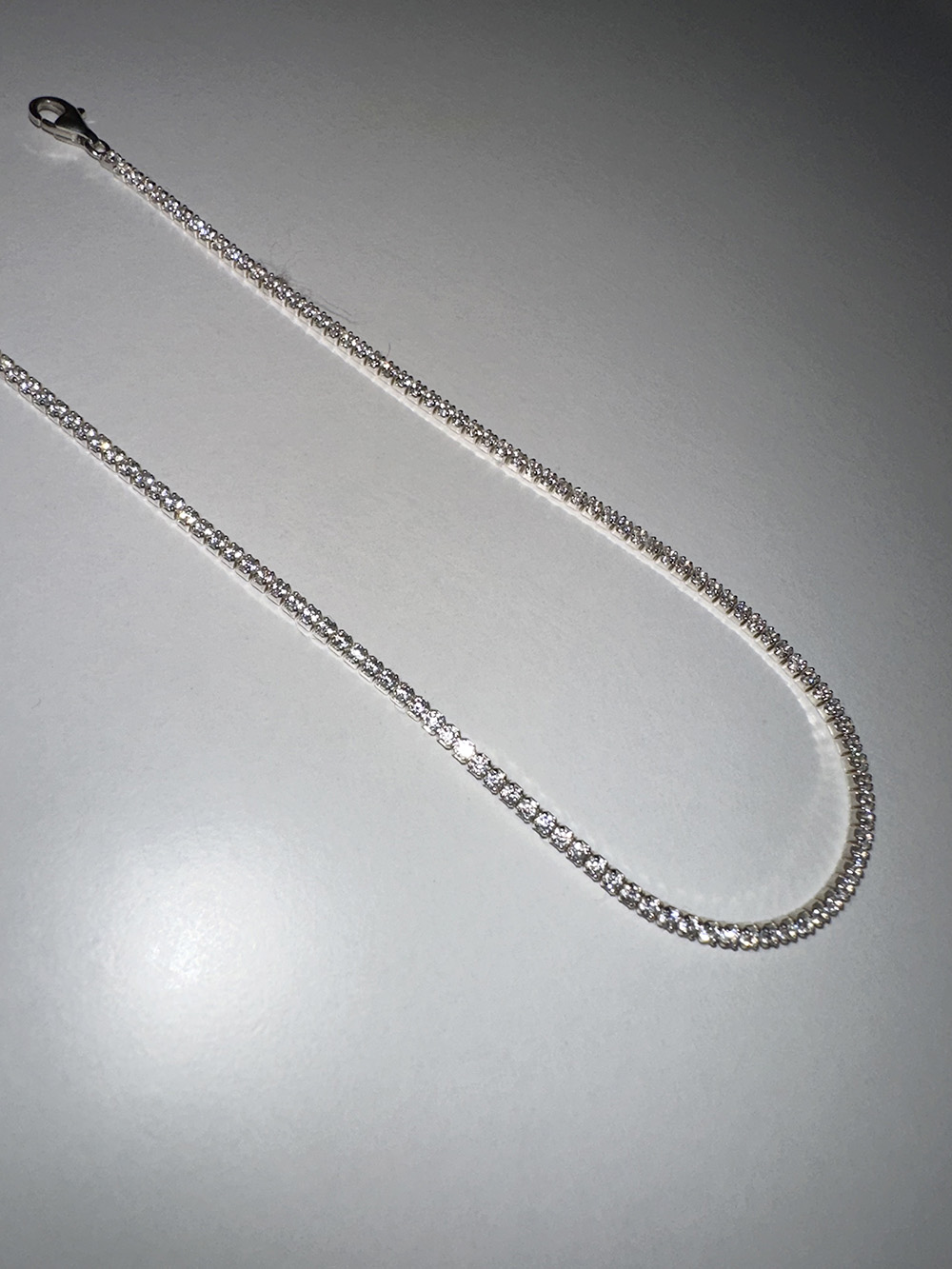[92.5silver] Tennis anklet