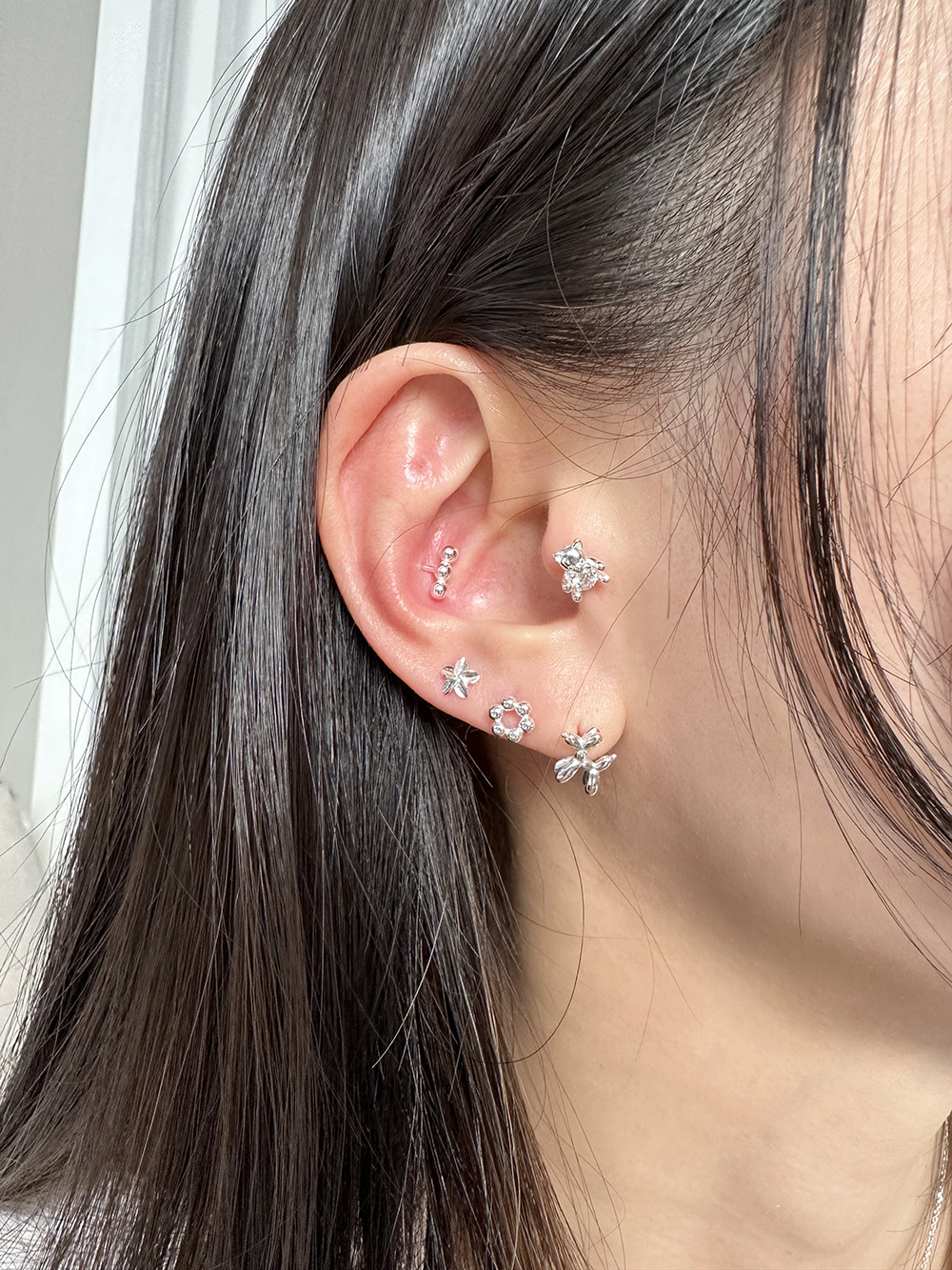 [92.5 silver] Daily piercing (5type)
