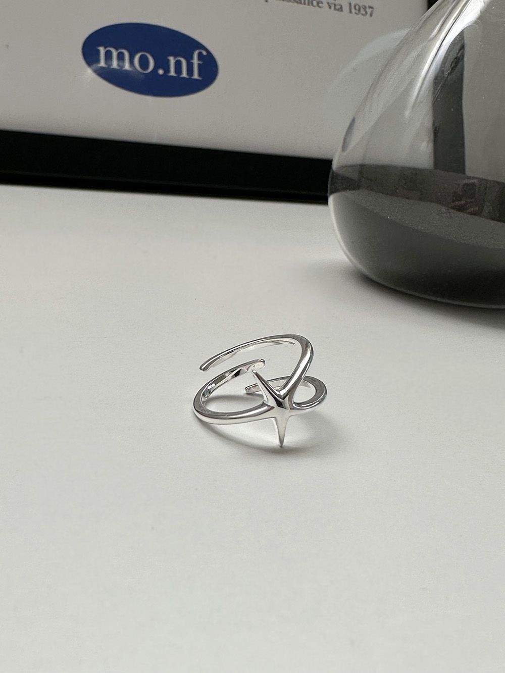 [92.5silver] Starfish ring