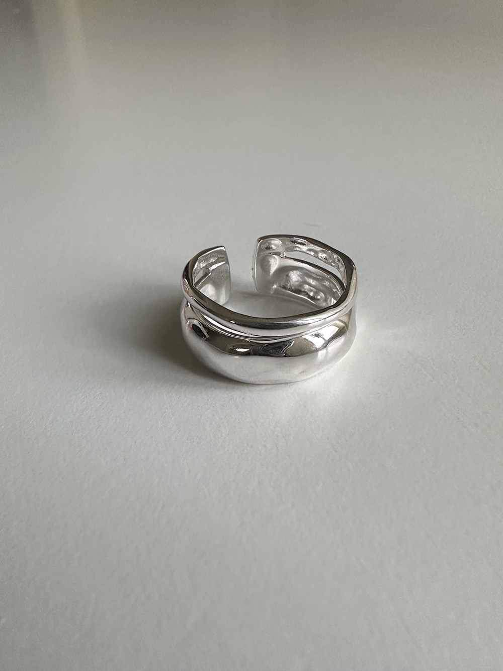 [92.5silver]  Lily ring