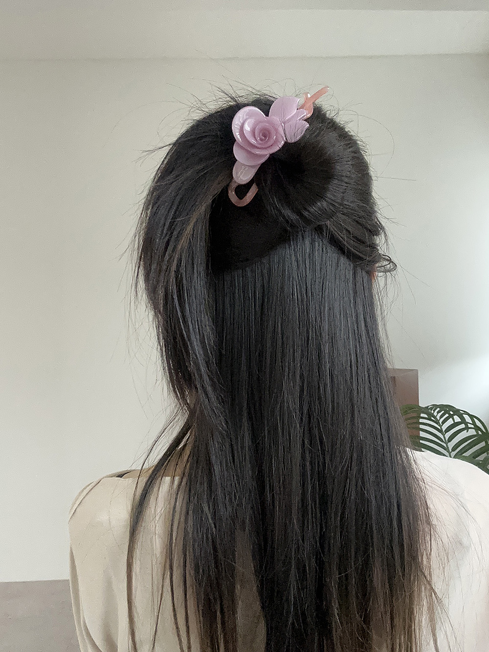 Rose kanzashi hair pin (7color)
