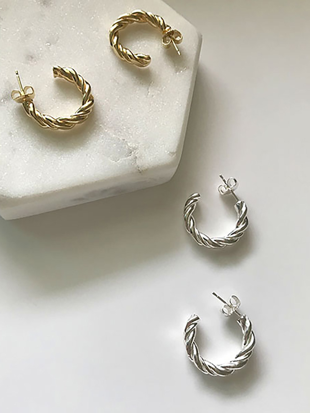 [92.5 silver] wind earring (2color)