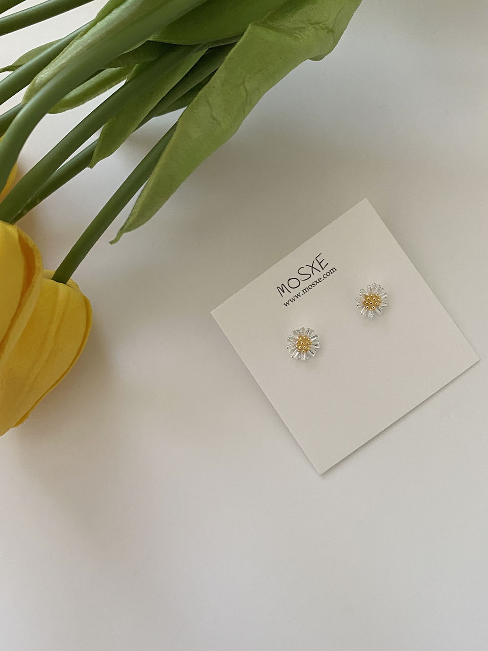 [92.5 silver] dandelion earring