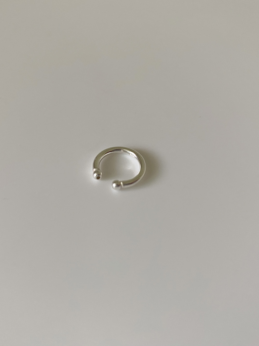 [92.5 silver] thin earcuff earring