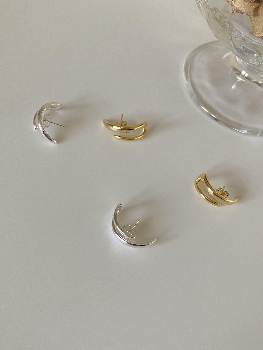 [92.5 silver] stacey earring (2color)