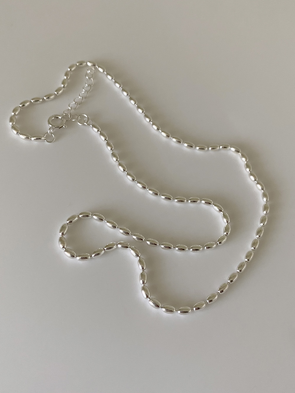[92.5 silver] sausage necklace5차 재입고완료