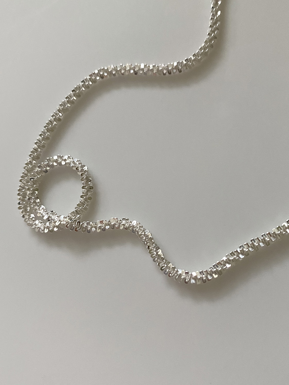 [92.5 silver] dense necklace