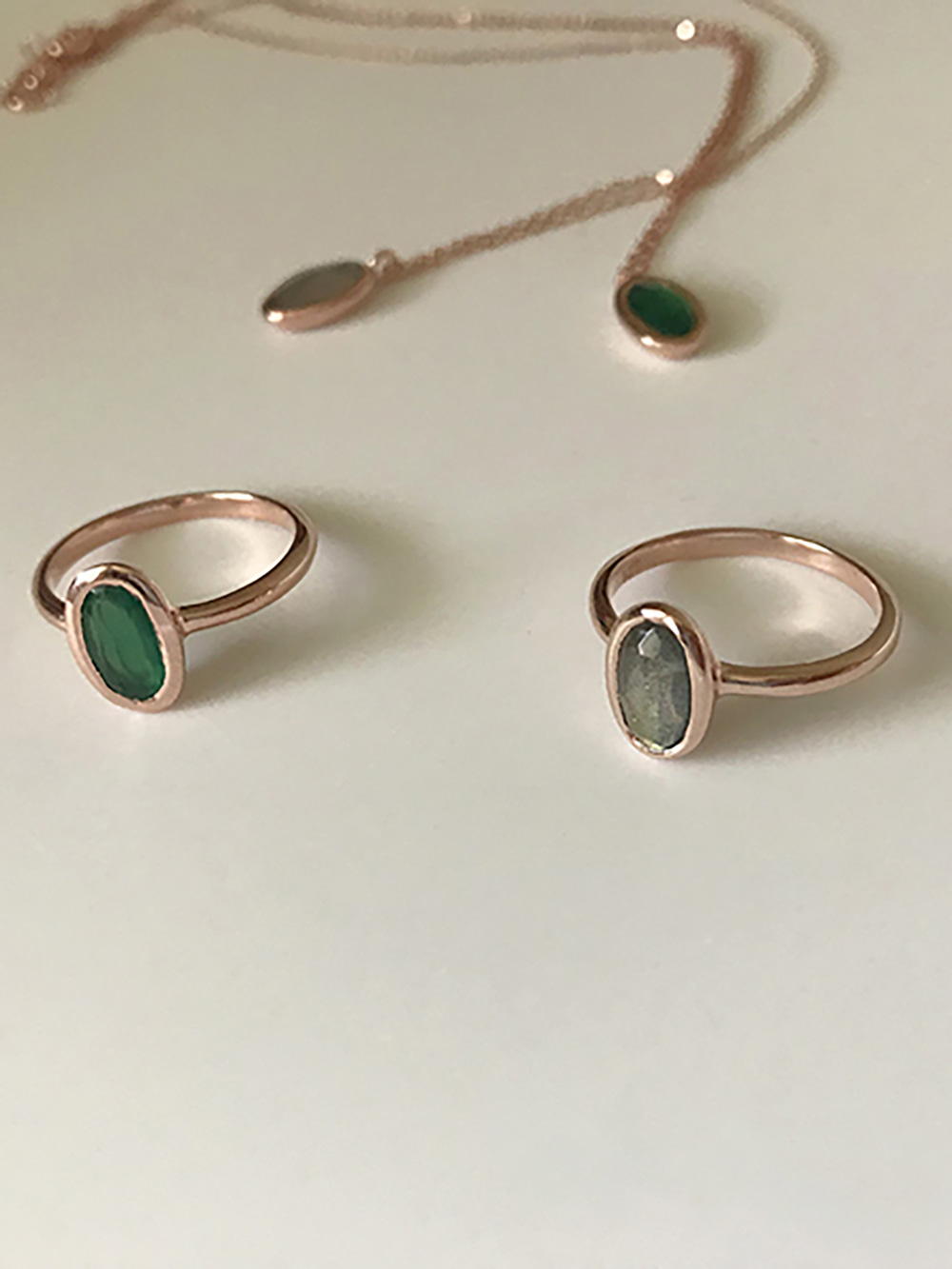[92.5 silver] gemstone ring