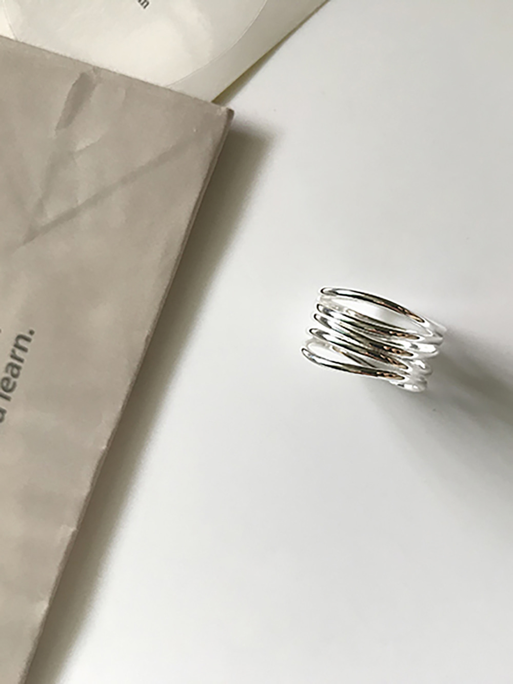 [92.5 silver] skein ring