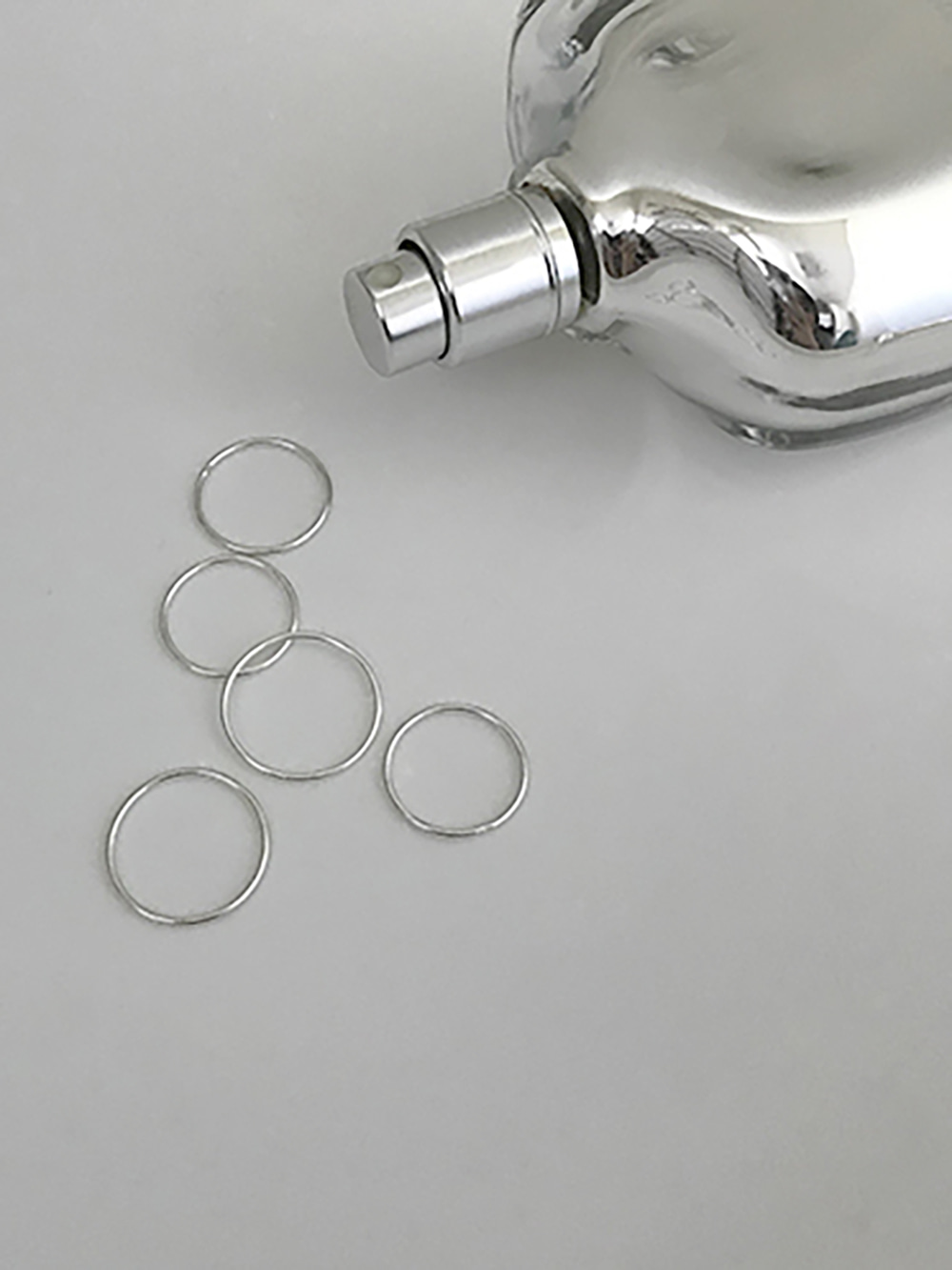 [92.5 silver] simple ring(set)