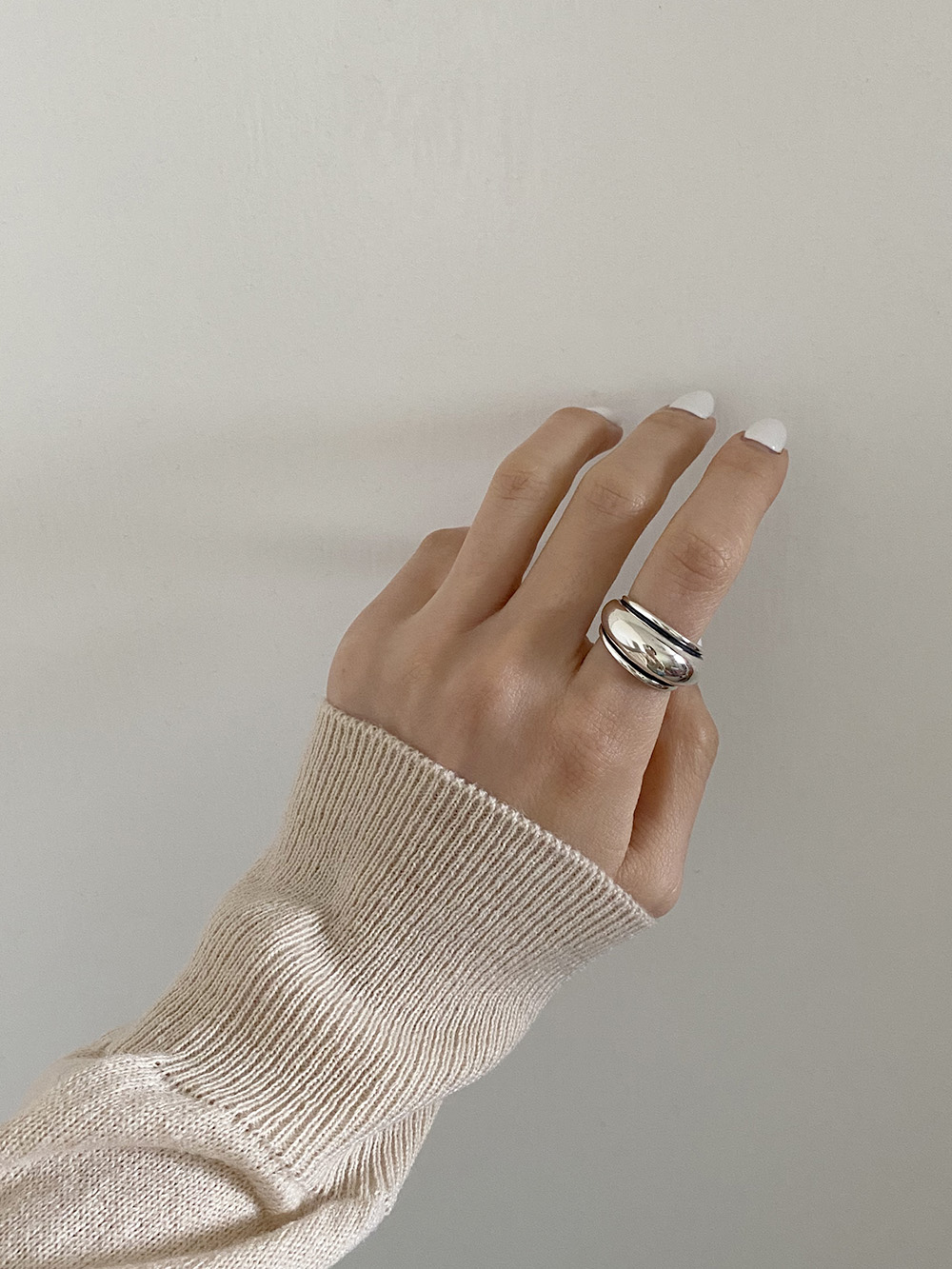 [92.5 silver] comfortable ring