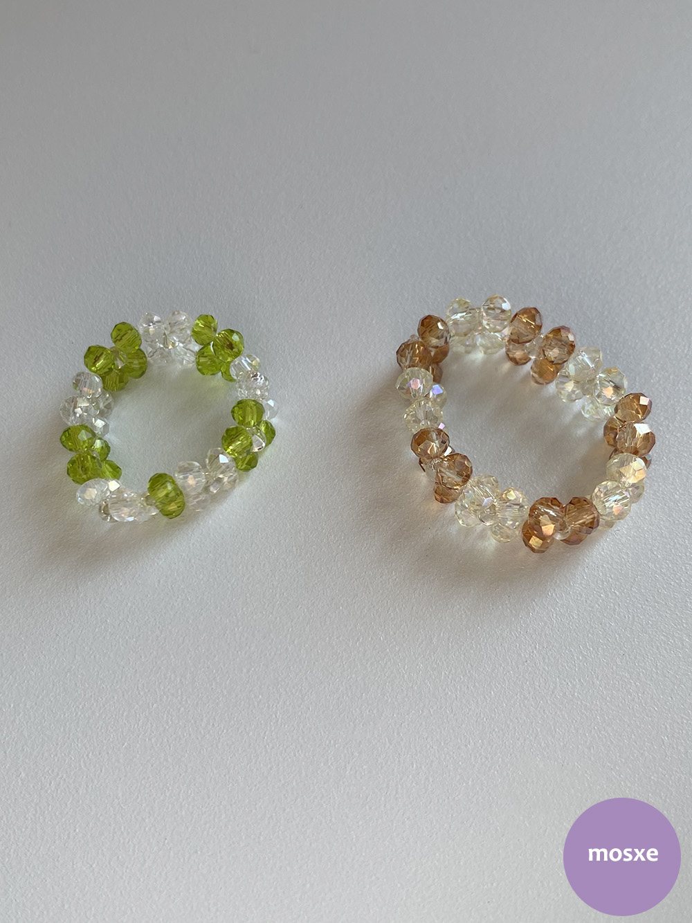 [made] crystal beads ring (2color)