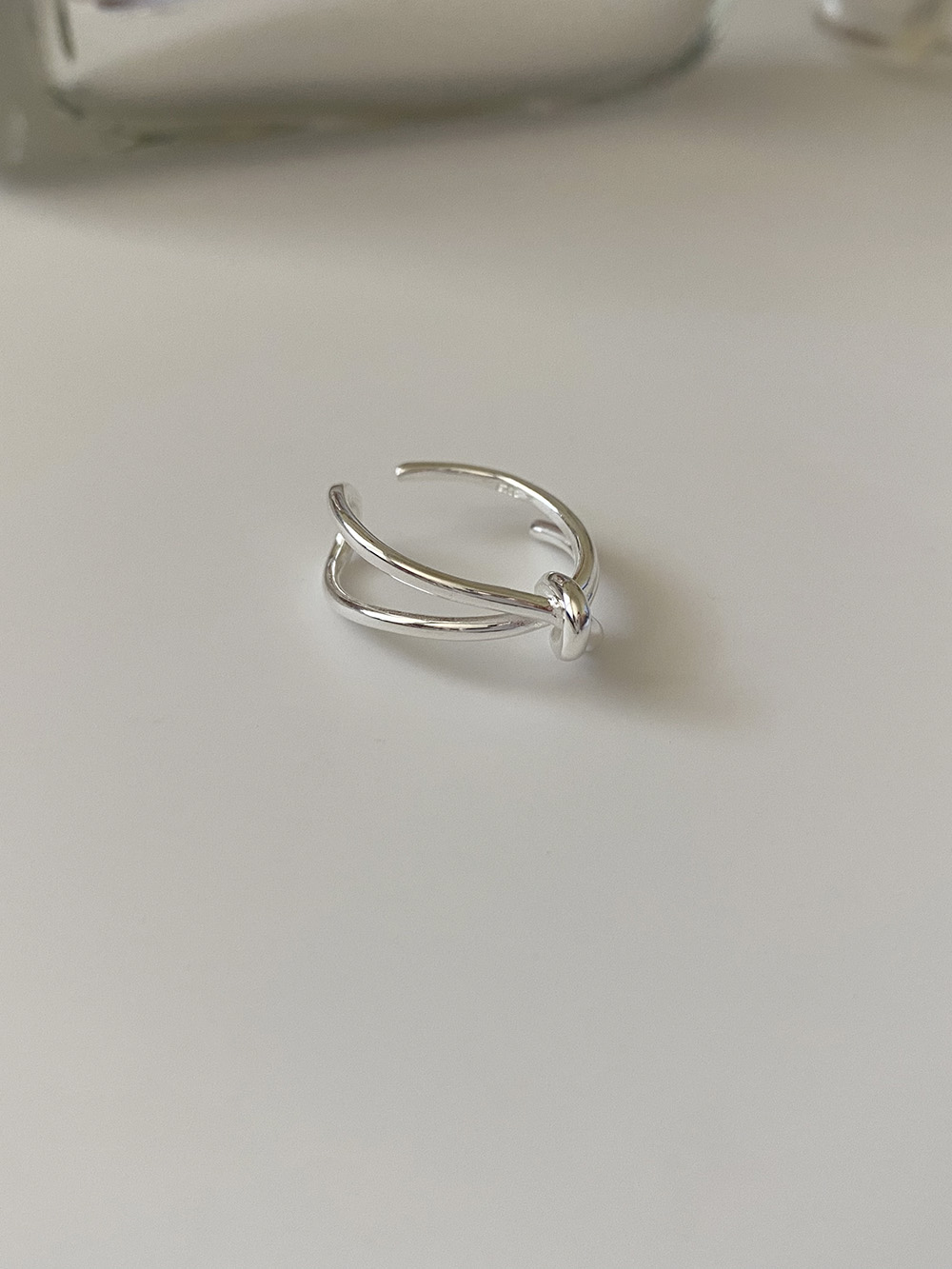 [92.5 silver] ribbon ring