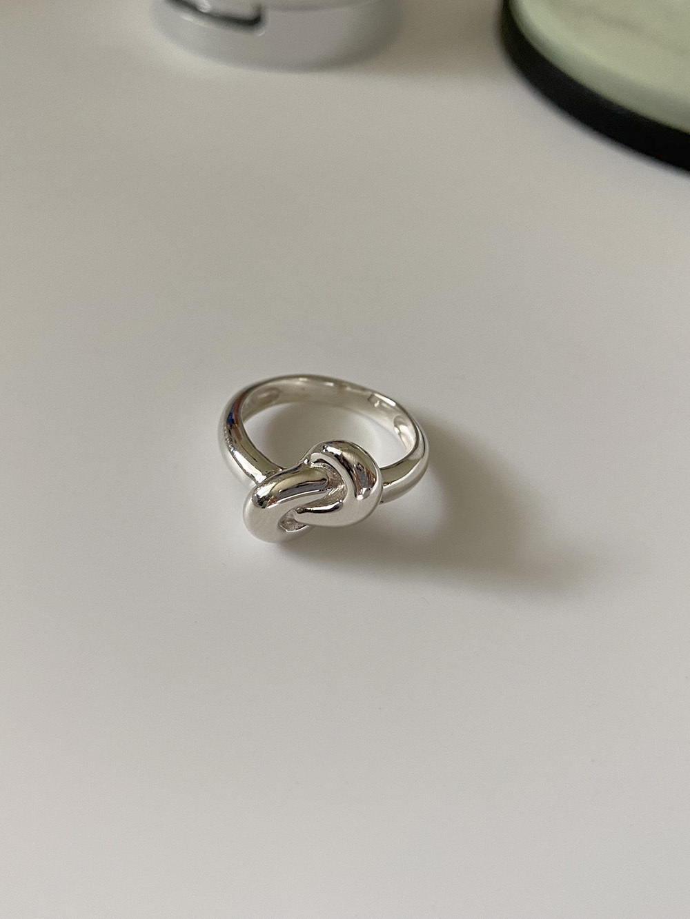 [92.5 silver] tangle ring