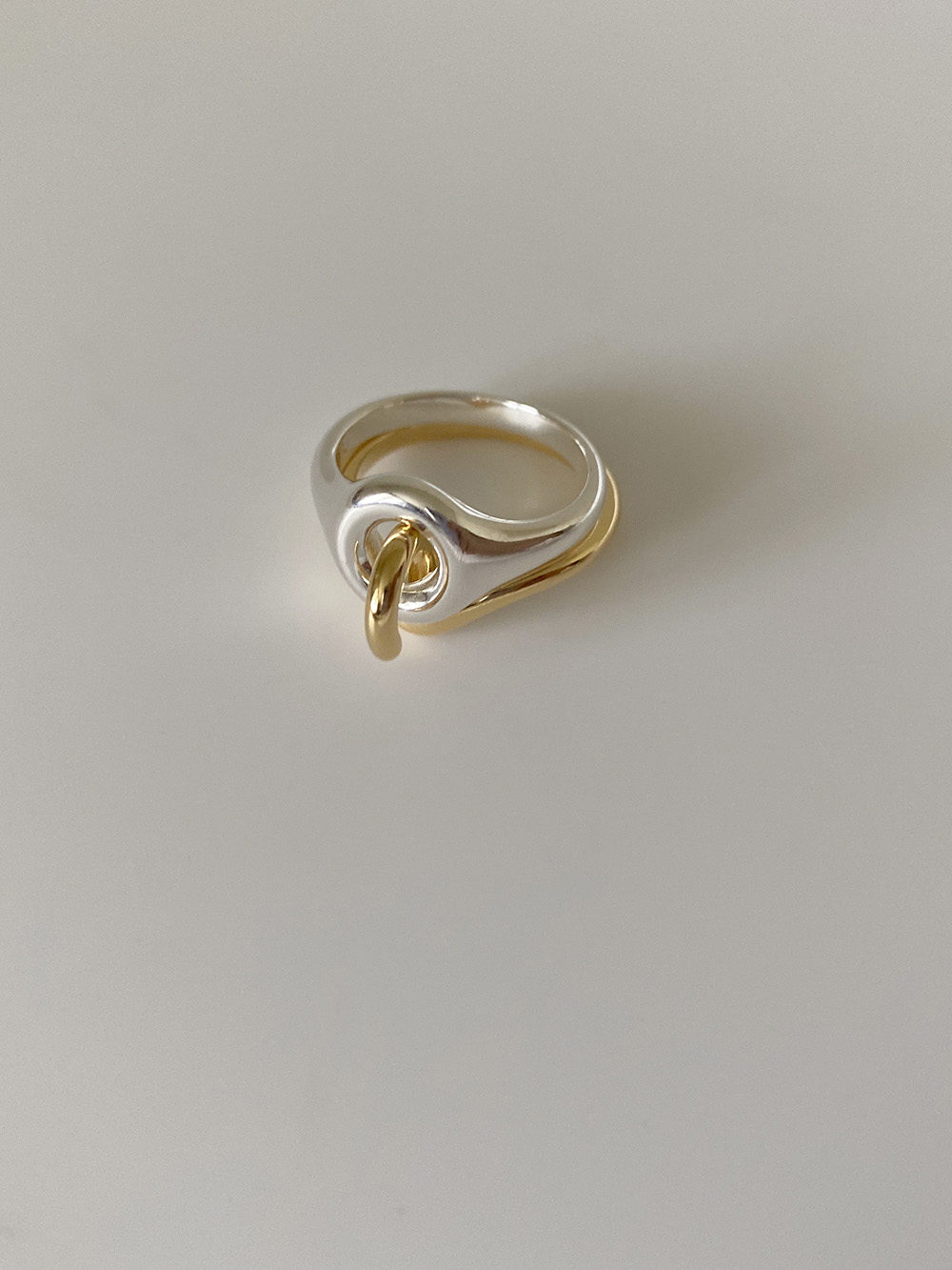 [92.5 silver] hook combie ring